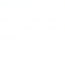 Nos encontramos en: Vidreres (Girona), España
Carrer Barcelona, 43 (17411)
jr@g3bcn.com